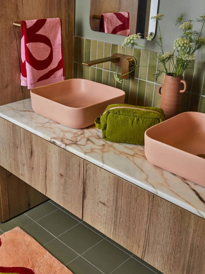 Corduroy Dopp Kit in Pistachio