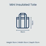 Mini Insulated Tote Sunny Floral