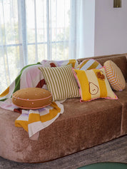 Pistachio Seersucker Cushion