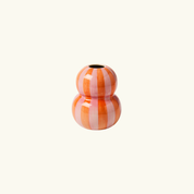 Fonda Pink Orange Stripe Vase