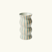 Palma Pale Blue Stripe Vase