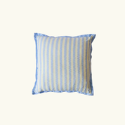 Butter Blue Seersucker Square Cushion