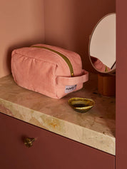 Corduroy Dopp Kit in Peach