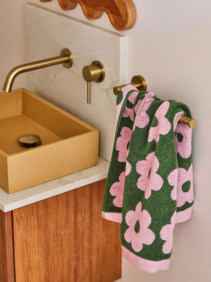 Flowerbed Hand Towel
