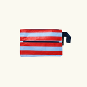 Pencil Case Red Blue Stripe