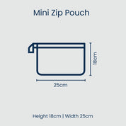 Mini Zip Pouch Multi Stripe