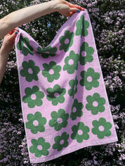 Flowerbed Hand Towel