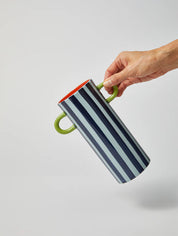 Griffe Blue Stripe Tall Vase